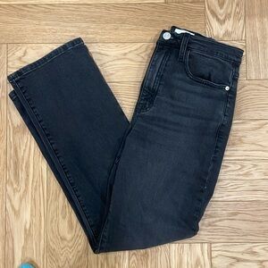 Black wife leg ankle jeans